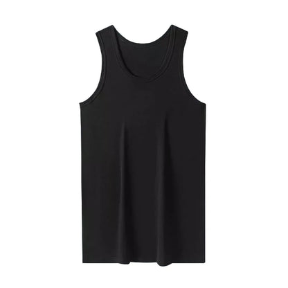 1/3 Piece Men's Wide-shouldered Cotton Vest Youth Sports Fitness Basketball Football Breathable Sweat-absorbent Joker Slim Top