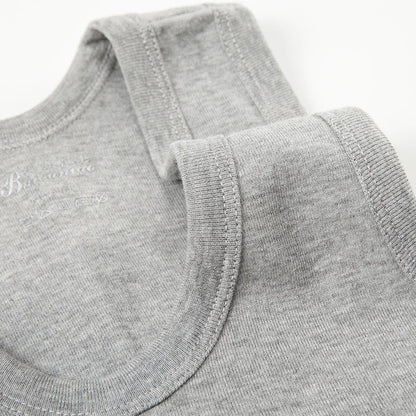 2024 New Men's Summer Lightweight Cotton Vest Sports Casual Home Outdoor Close-Fitting Tops Breathable Quick Drying Loose Vest