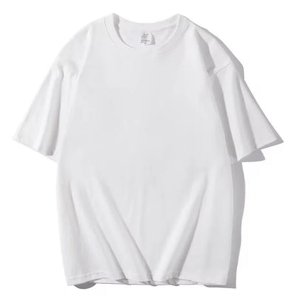 Oversized Summer T shirts for Women Men Brown Casual Female Korean Streetwear Tees Unisex Basic Solid Young Cool Tops