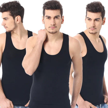 2024 New Men's Summer Lightweight Cotton Vest Sports Casual Home Outdoor Close-Fitting Tops Breathable Quick Drying Loose Vest