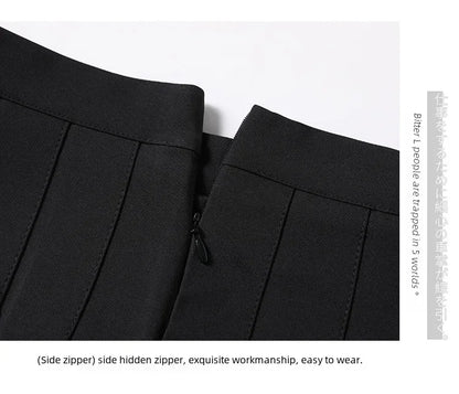 100-crotch Women Spring Summer Jk White A- crotch High-waist Short Skirt Autumn Winter Plaid Half-skirt